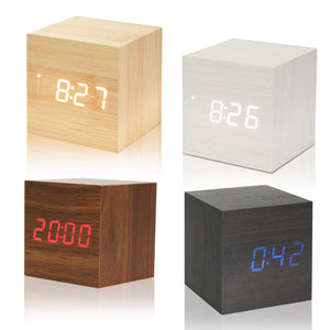 Modern Wooden Style Alarm Clock