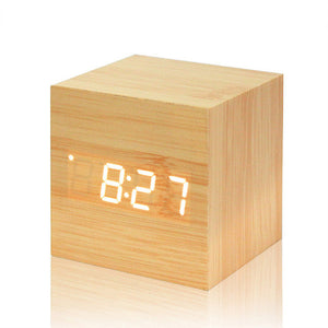 Modern Wooden Style Alarm Clock